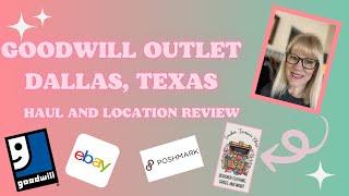 Goodwill Outlet Dallas, Texas Bins Haul and Location Review