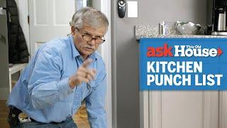 Finish Your Kitchen Remodel Punch List | Ask This Old House