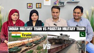 Indian Army Military Train Vs Pakistan Army Military Train | Military Train Comparison | Reaction!!