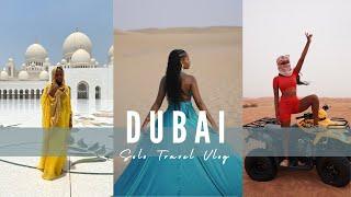 DUBAI SOLO TRAVEL VLOG 2022 | PHOTOSHOOT, YACHT TOUR, SHOPPING, DINNER IN THE SKY, & MORE