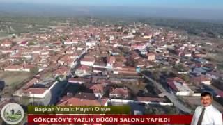 Saruhanlı Belediyesi Gökçeköy'e Yazlık Düğün Bahçesi Yaptı