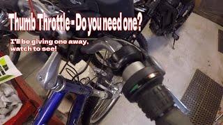 Swytch Bike Thumb Throttle demo plus settings menu power level explanation