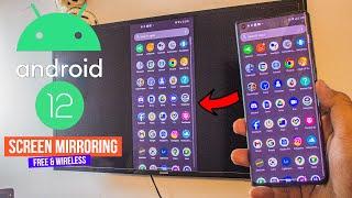 How to Miracast Android 12 to Samsung TV (Free & Wireless) 2022