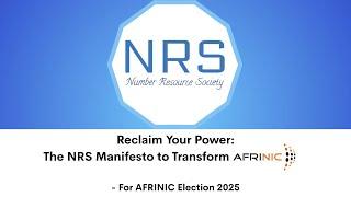 𝗥𝗲𝗰𝗹𝗮𝗶𝗺 𝗬𝗼𝘂𝗿 𝗣𝗼𝘄𝗲𝗿 : 𝗧𝗵𝗲 𝗡𝗥𝗦 𝗠𝗮𝗻𝗶𝗳𝗲𝘀𝘁𝗼 𝘁𝗼 𝗧𝗿𝗮𝗻𝘀𝗳𝗼𝗿𝗺 𝗔𝗙𝗥𝗜𝗡𝗜𝗖