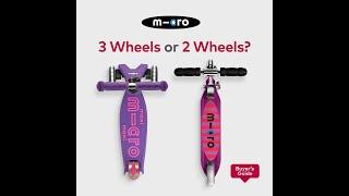 Three Wheels or Two Wheels? A buyers guide to ensure you buy the right Micro Scooter