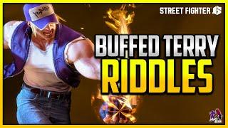 SF6 ▰ Riddles Dominating With The New Buffed Terry Bogard !! ▰ STREET FIGHTER 6 High Level Gameplay