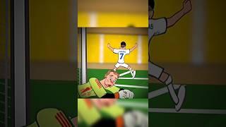 Ter Stegen and Neuer  #animation #football #shorts