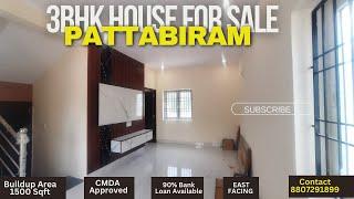 3BHK Independent House for sale in Pattabiram Avadi Chennai