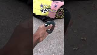 LAMBORGHINI CHANGING COLOUR WITH SMART KEY