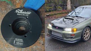 Subaru WRX/STI crank pulley install(Fluidampr)