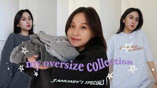 私藏美式復古oversize衛衣店家️cozy穿搭看這集！｜MY OVERSIZE COLLECTION