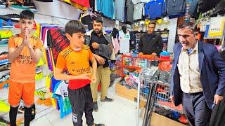 Shahab's thoughtful purchase of sportswear for the Akbar football match