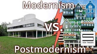 Modern Architecture VS. Postmodern: Mindset, and what it means for today [University Lecture]