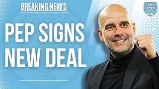 BREAKING NEWS: Pep Guardiola EXTENDS His Contract With Man City