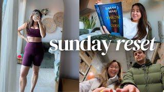 PRODUCTIVE SUNDAY RESET | cleaning our nyc apartment, activewear haul & reading throne of glass