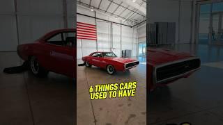 6 Old-School Features Missing from Today’s Cars