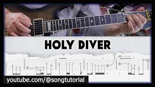 Dio | Holy Diver | TAB | Guitar Cover | Lesson