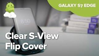 Samsung Clear S-View Flip Cover for Galaxy S7 edge