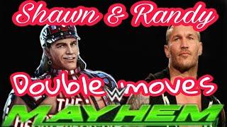 Wwe mayhem - Double tag team moves /shawn michaels and randy orton