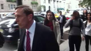 CUNY Students Confront War Criminal David Petraeus