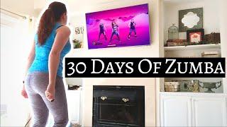 ZUMBA WEIGHT LOSS FROM HOME - 30 Day Fitness Transformation Before & After - Nintendo Switch Results