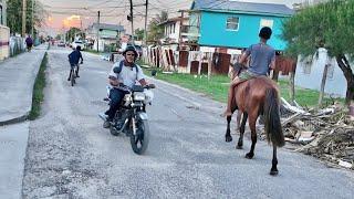 My Arrival Into Central America  - Walking Around Belize City / Trying Local Food & Culture Shock