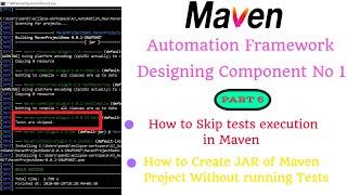 How to skip test case execution in Maven |Create JAR without running TestNG testcases| #AjAutomation