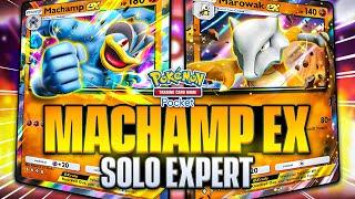 Machamp EX Expert Solo Battle 100% Guide!!! 【Pokemon TCG Pocket】