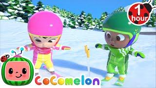 Ski with Cody and JJ! | 1 HOUR Singalong with Cody! CoComelon Kids Songs