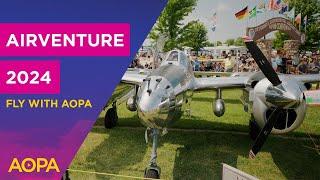 Fly with AOPA AirVenture '24- Tour Jimmy’s World Elvismobile, Mini P-38, Sweeps 182 flight to Osh