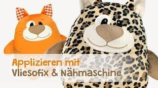 Nähen lernen: Applizieren mit Nähmaschine & Vliesofix® | kullaloo - Nähen für Kinder