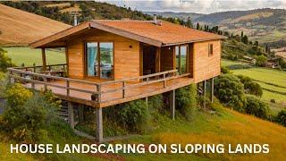 How to Build On Sloping Land| Slope Landscaping Ideas| Mountain House| House Designs| Sloping Land