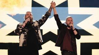 Chris Kläfford & Kevin Klein sjunger Where the streets have no name i Idol 2017 - Idol Sverige (