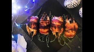 Перепела в беконе - вкусное блюдо к праздничному столу, Новый год 2018
