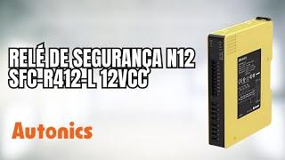 RELÉ DE SEGURANÇA NR12 SFC-R412-L 12Vcc AUTONICS