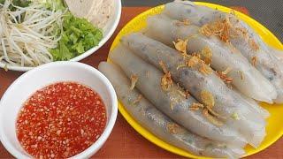 BÁNH CUỐN MẶN không cần khuôn không cần chảo không cần lá theo cách này vừa ngon vừa đơn giản