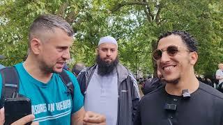 White Supermacist Ro*asted &Run Away! Shamsi Speakers Corner