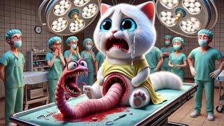 Kittens have many Alien Parasites #cat #ai #catlover #catvideos #cutecat #aicat