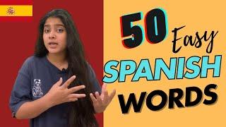 50 Must-Know Spanish Words  |Speak Spanish FAST!English to Spanish  #YouTube #Learning #education