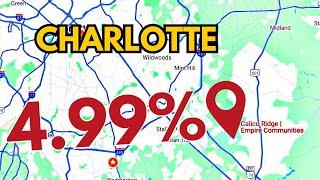 1.5 Story New Home with 4.99% Fixed-Rate Mortgage near Charlotte