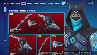 FORTNITE CASPIAN SKIN SHOWCASE BREAKDOWN NEW ITEMSHOP WINTERFEST 2024! CHAPTER 6 HUNTERS - OG S1