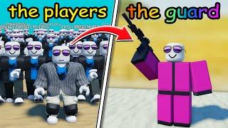 Roblox squid game but your FRIENDS are the players...