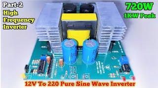 How to make a 1KW Pure Sine wave Inverter 12V To 220V - Part-2 | JLCPCB 