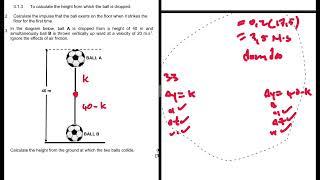 Vertical Projectile Motion Grade 12 Physics Simultaneous Equations