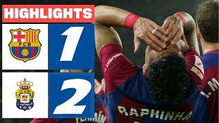 Barcelona vs Las Palmas 1-2 - All Goals & Highlights - 2024