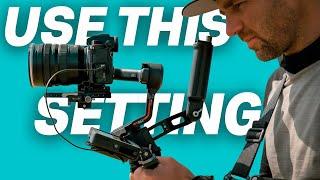 DJI RS3 Gimbal Settings | From SHAKY To Super Smooth Footage!