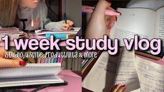 Una settimana di studio con me  *study vlog 2024* || SZ