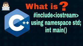 What is iostream using namespace std int main in c++