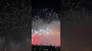 Spark Symphony: A Blazing Overture @ lusail boulevard, #doha #qatar #fireworks #eid #viral #video