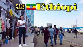 አዳዲስ ትላልቅ ግንባታዎች የሚደረግበት ከደብረወርቅ ቡልጋሪያ መንገድ| Addis Ababa Walking Tour  [4K] Tourist attractiveness